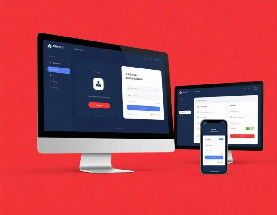 竞彩网注册与登录界面示意图